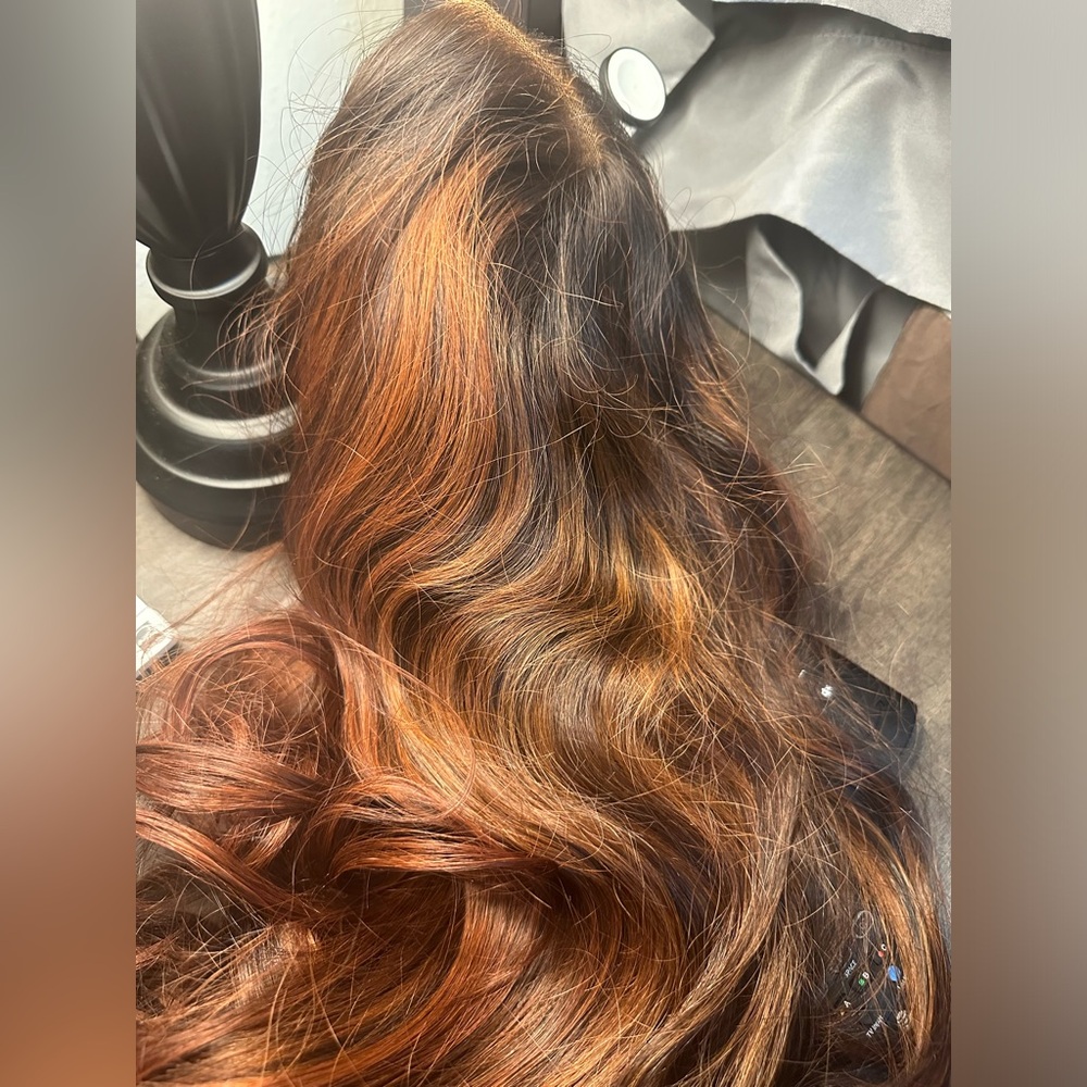 Frontal Wig custom colored